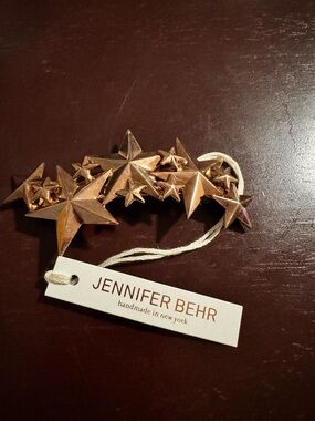 Jennifer Behr Rose Gold Star Cluster Barrette